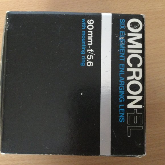 OMICRON SIX ELEMENT ENLARGING LENS 90mm f/5.6 MADE in JAPAN in original box - Picture 5 of 9